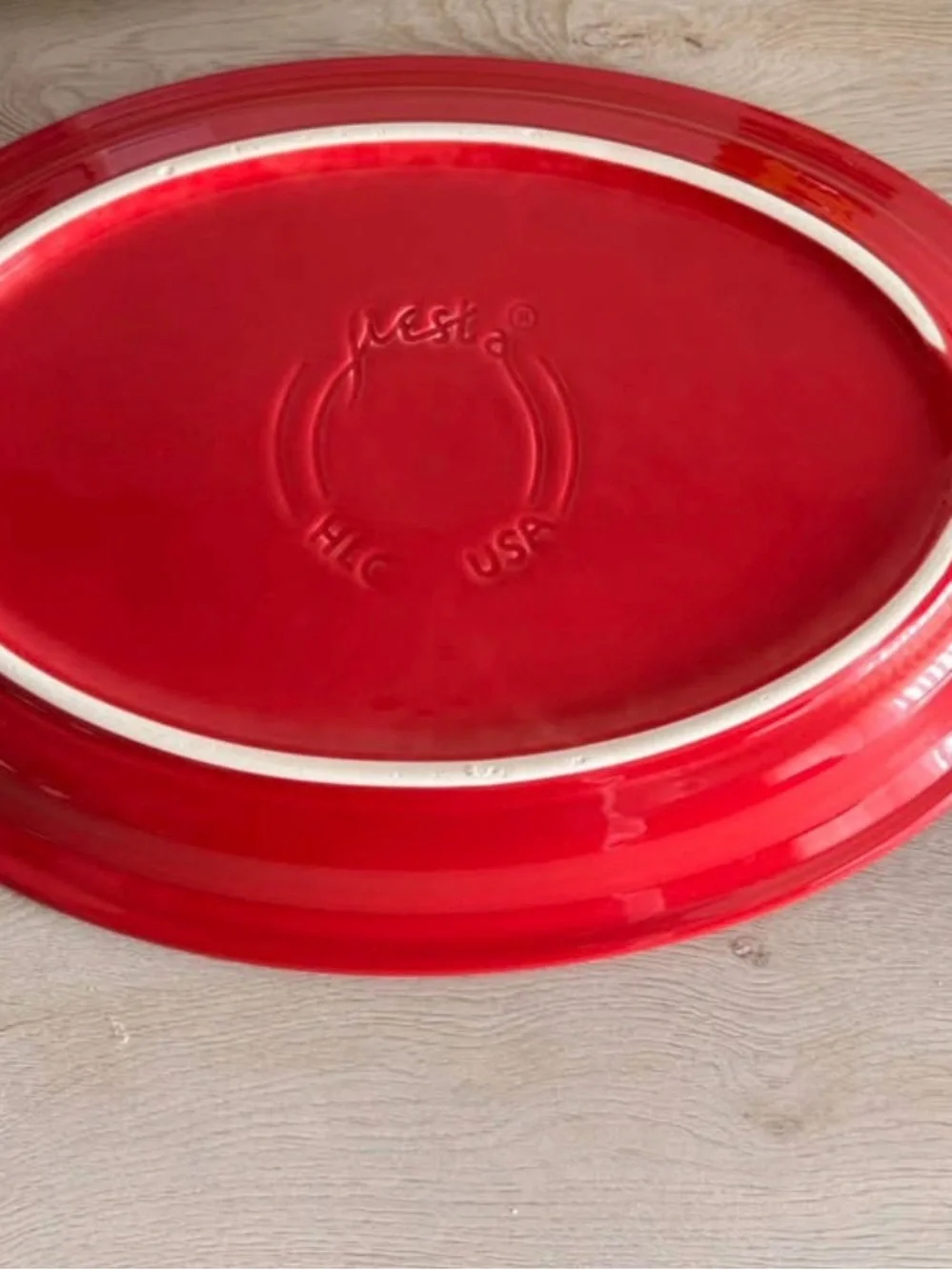 Fiestaware Bright Scarlett Oval Serving Platter